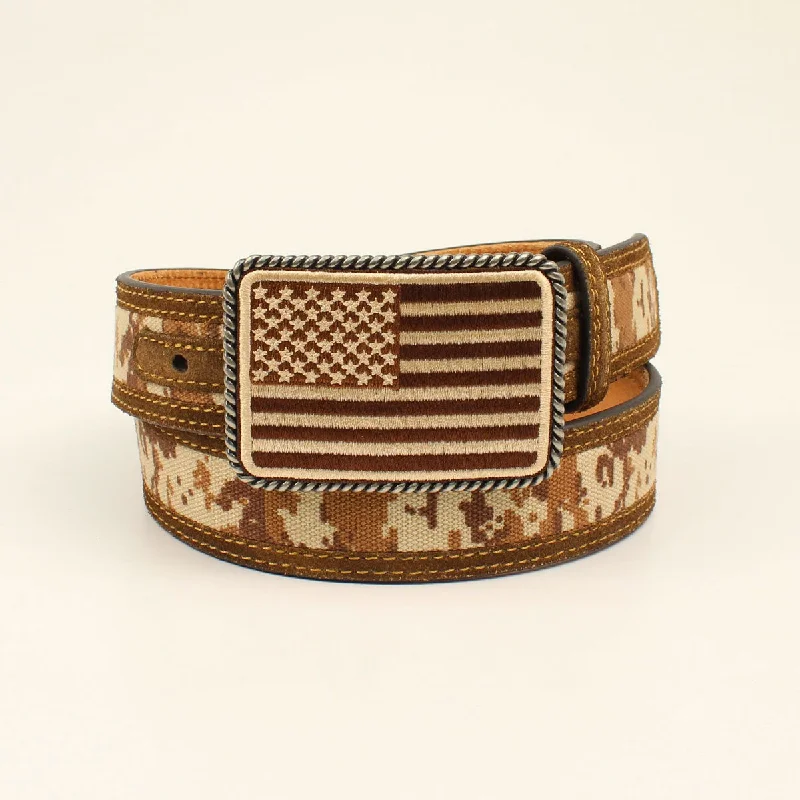 Vintage - style men's western boots with a square toe and spur ledgeAriat Men's Brown Digital Camo Belt Vintage - style men's western boots with a square toe and spur ledgeAriat Men's Brown Digital Camo Belt