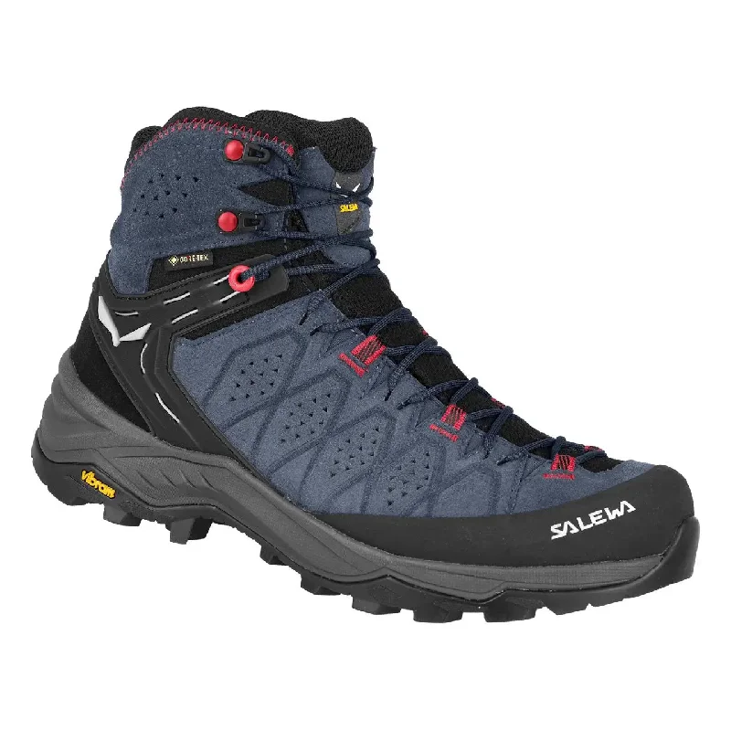 Leather and fabric men's hiking boots for breathabilityAlp Trainer 2 Mid GORE-TEX® - Java Blue Leather and fabric men's hiking boots for breathabilityAlp Trainer 2 Mid GORE-TEX® - Java Blue