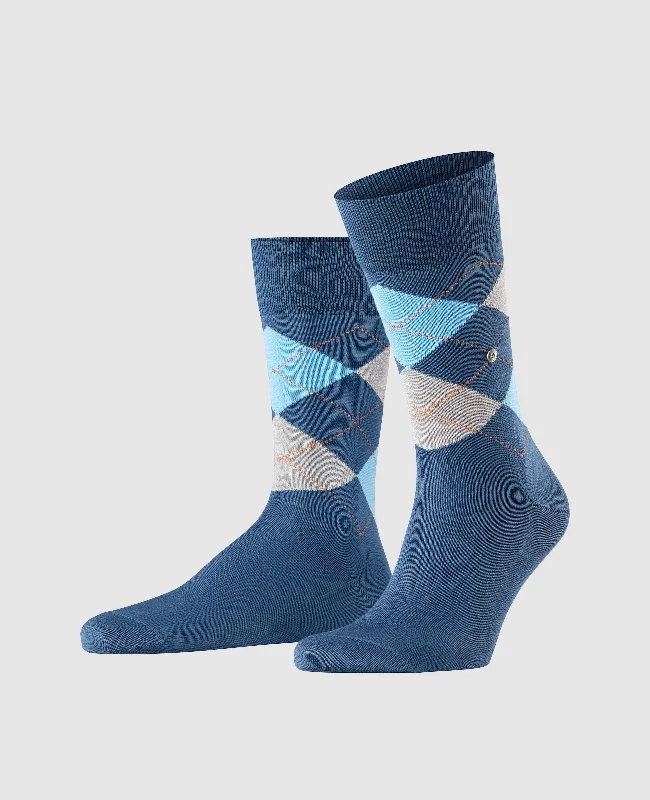 Men's boat shoes with a cushioned footbedBurlington Manchester Men's Socks - Blue Peel Men's boat shoes with a cushioned footbedBurlington Manchester Men's Socks - Blue Peel