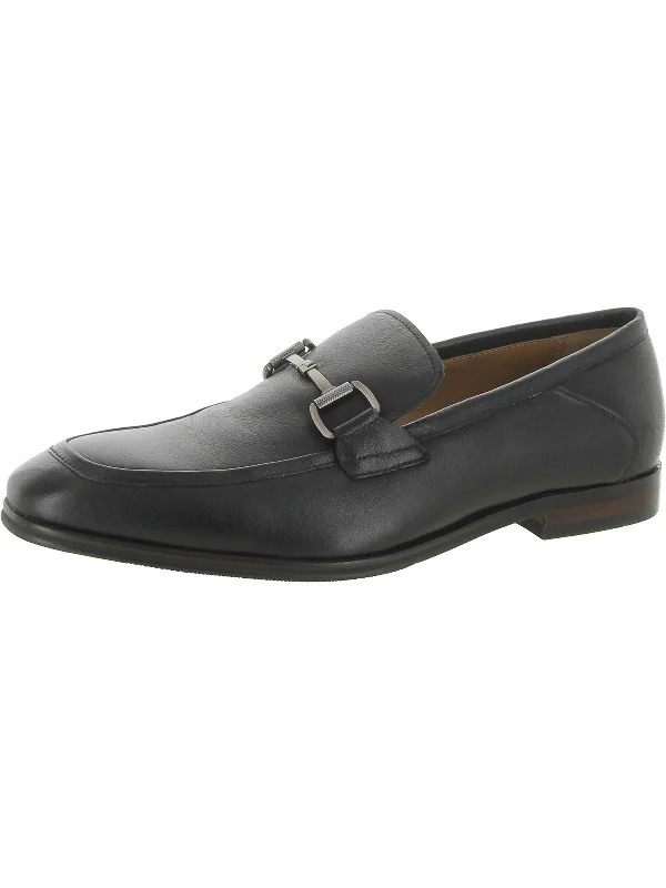 Men's formal shoes with a low - heeled designAahron Mens Leather Chain Penny Loafers Men's formal shoes with a low - heeled designAahron Mens Leather Chain Penny Loafers