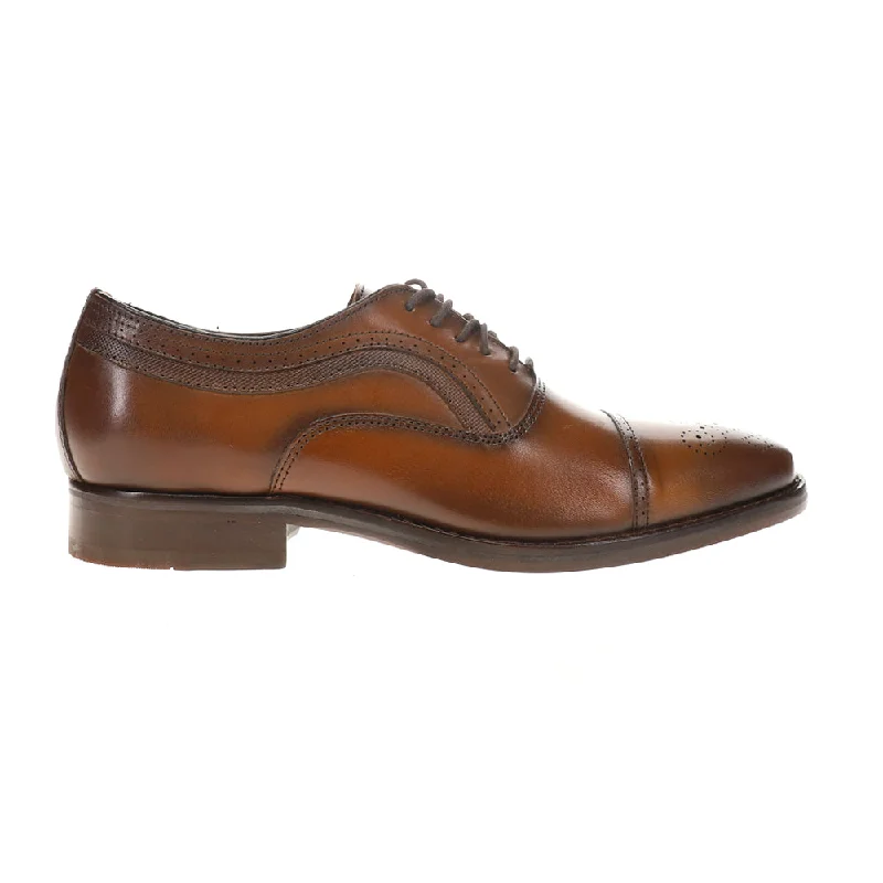 Men's leather formal Oxford shoes with a cap toeDanridge Oxford Plain Toe Dress Shoes Men's leather formal Oxford shoes with a cap toeDanridge Oxford Plain Toe Dress Shoes