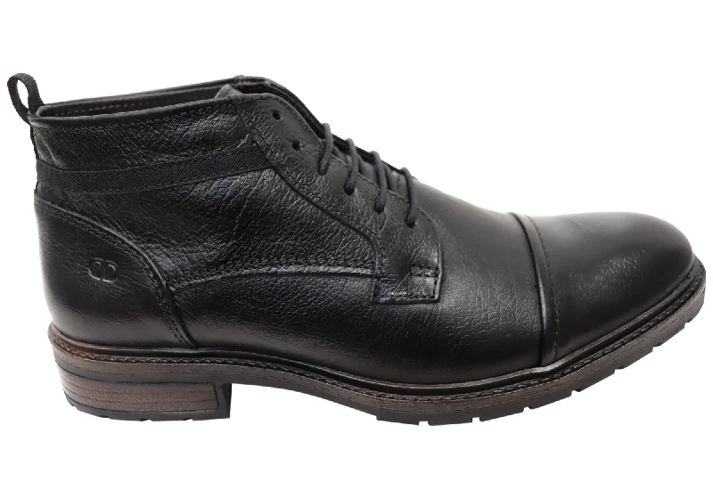 Men's formal shoes with a smooth leather finishDemocrata Riccardo Mens Brazilian Comfortable Leather Lace Up Boots Men's formal shoes with a smooth leather finishDemocrata Riccardo Mens Brazilian Comfortable Leather Lace Up Boots